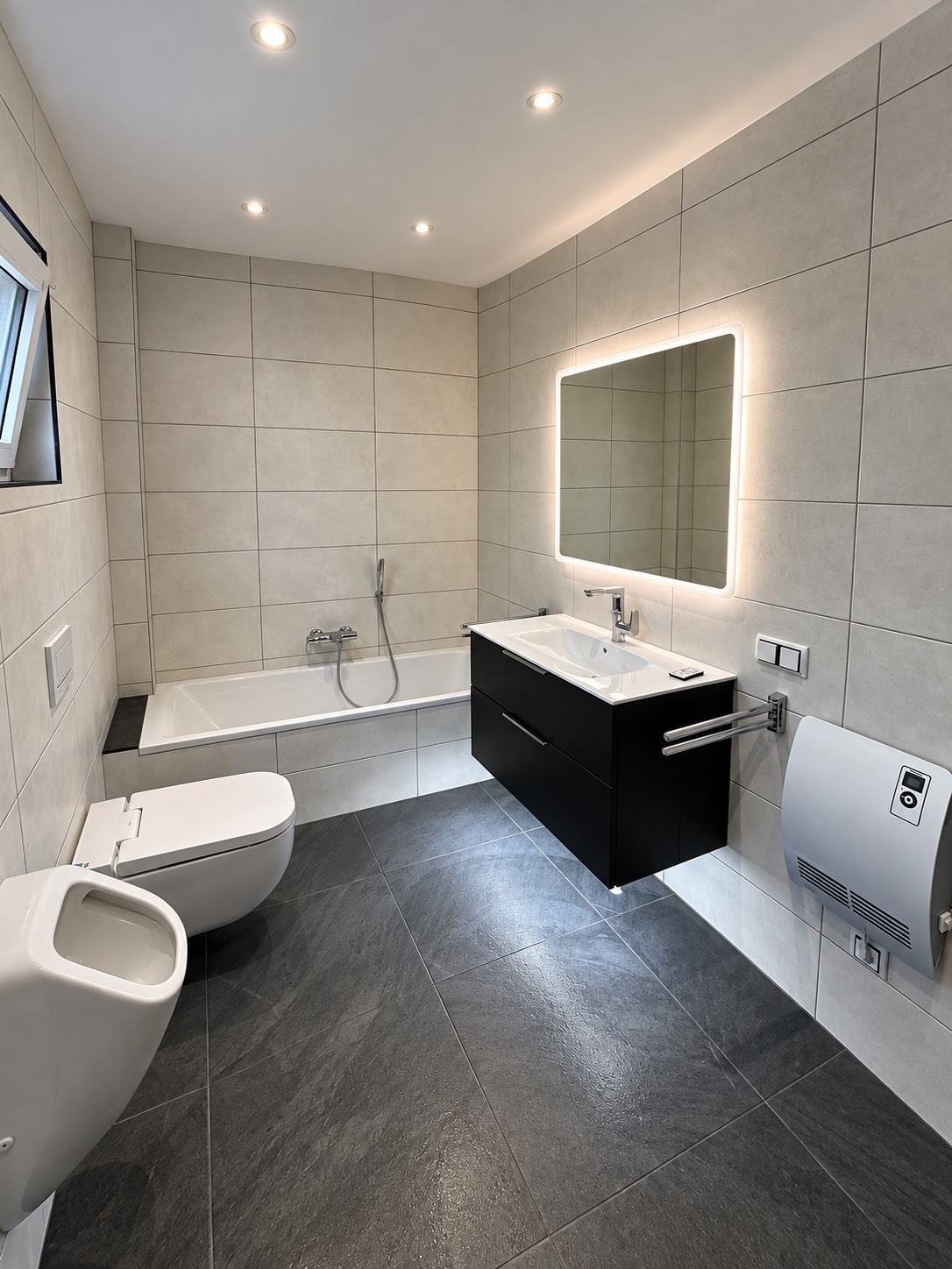 Modernisiertes Badezimmer